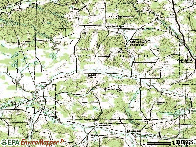 East Otto topographic map