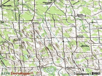 Ira topographic map