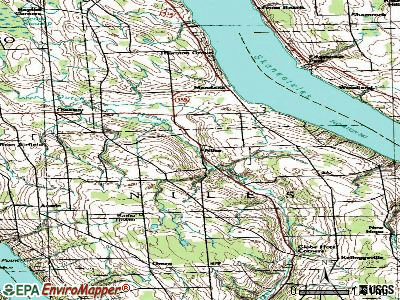 Niles topographic map