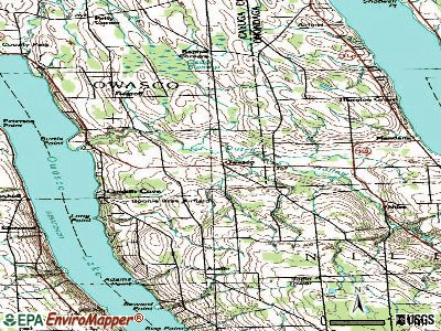 Owasco topographic map