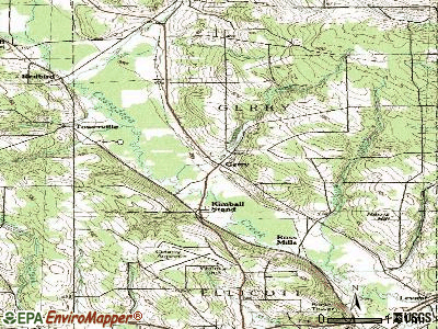 Gerry topographic map