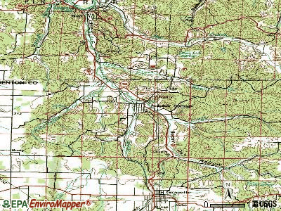 Sulphur Springs topographic map
