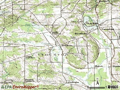 Stockton topographic map