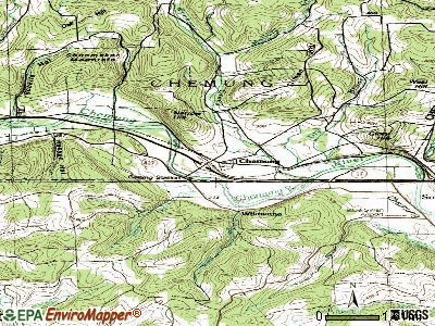 Chemung topographic map