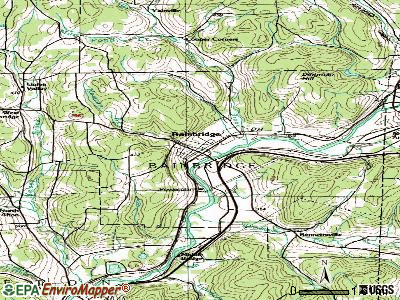 Bainbridge topographic map