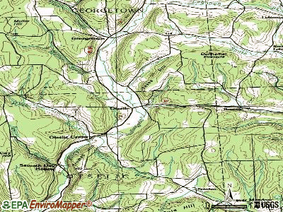 Otselic topographic map