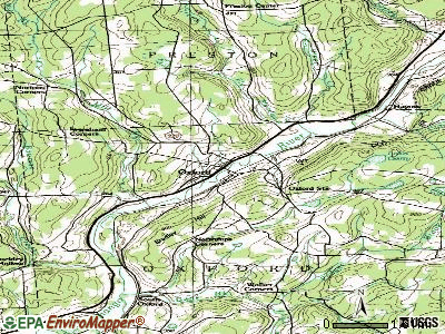 Oxford topographic map