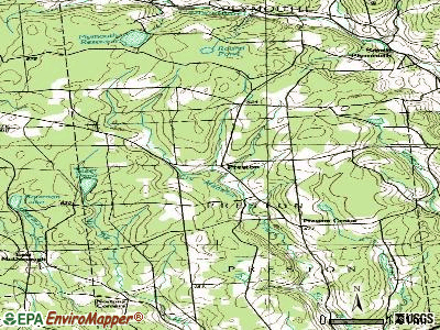 Preston topographic map
