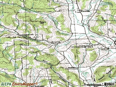 Smyrna topographic map