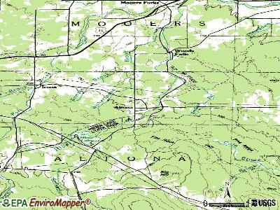 Altona topographic map