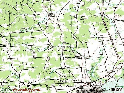 Beekmantown topographic map