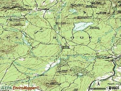 Black Brook topographic map
