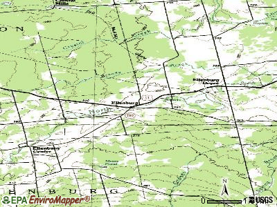 Ellenburg topographic map