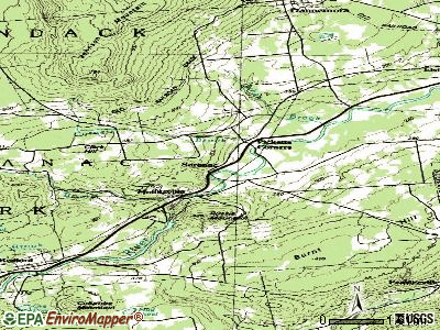 Saranac topographic map