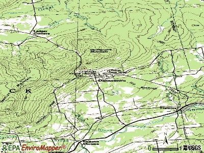 Ancram topographic map