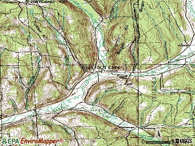 Truxton topographic map