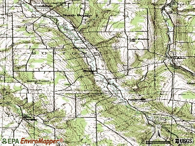 Boston topographic map