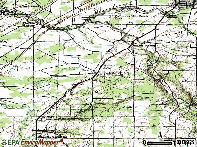 Eden topographic map