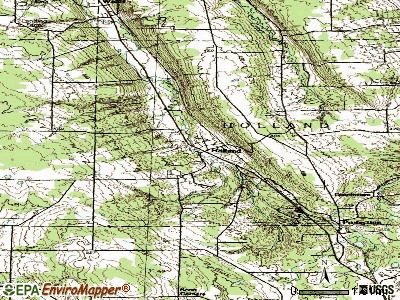 Holland topographic map