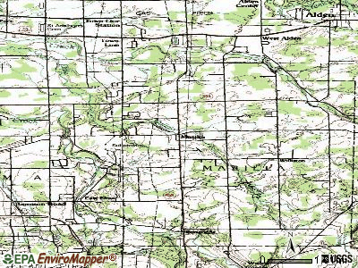 Marilla topographic map