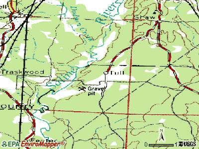 Tull topographic map