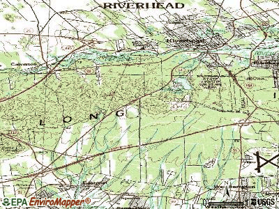 Northampton topographic map