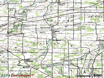 Stafford topographic map