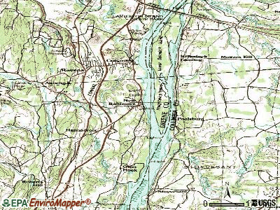New Baltimore topographic map