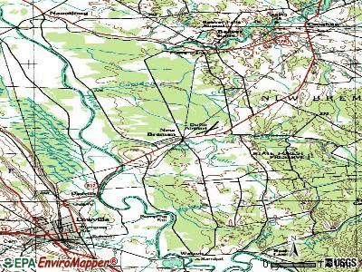 New Bremen topographic map