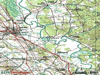 Watson topographic map