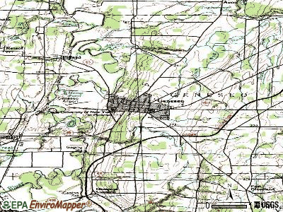 Geneseo topographic map