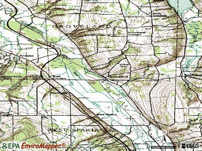 Groveland topographic map