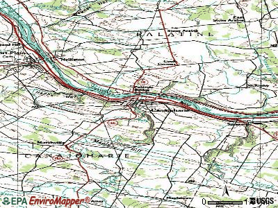 Canajoharie topographic map