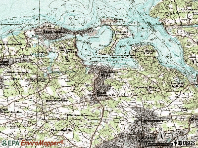 Oyster Bay topographic map