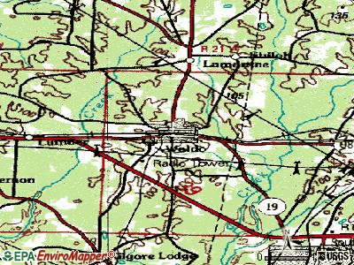 Waldo topographic map