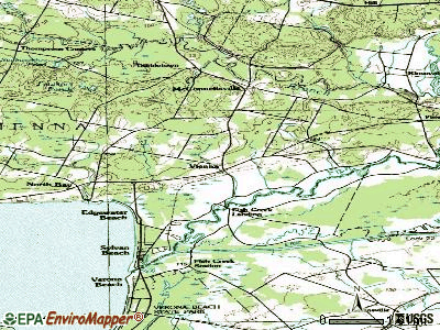 Vienna topographic map