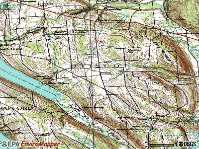 Otisco topographic map