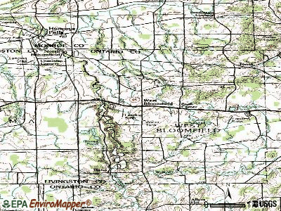 West Bloomfield topographic map