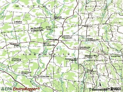 Greenville topographic map