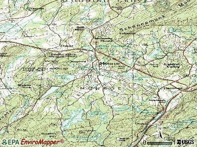Monroe topographic map