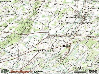 Montgomery topographic map