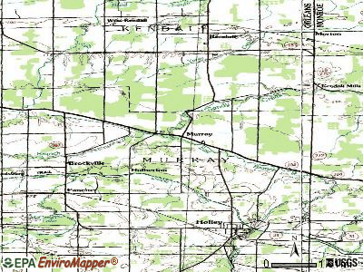 Murray topographic map