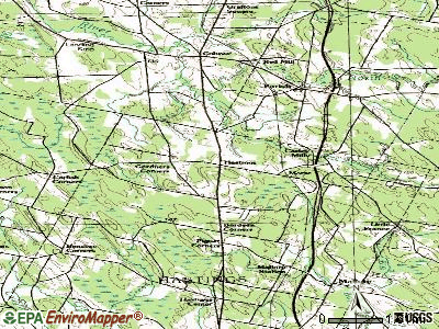 Hastings topographic map