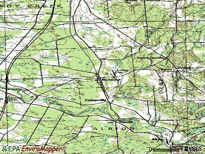 Richland topographic map