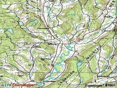 Milford topographic map