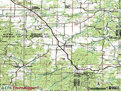 Western Grove topographic map