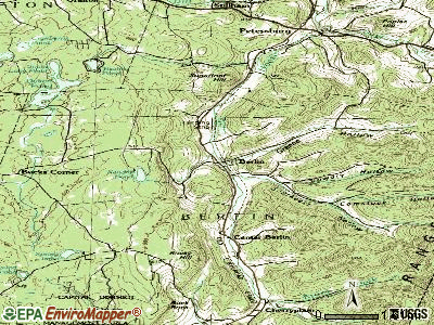 Berlin topographic map