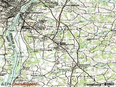 East Greenbush topographic map