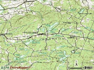 Nassau topographic map