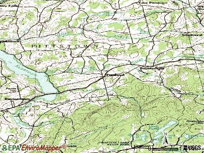Pittstown topographic map